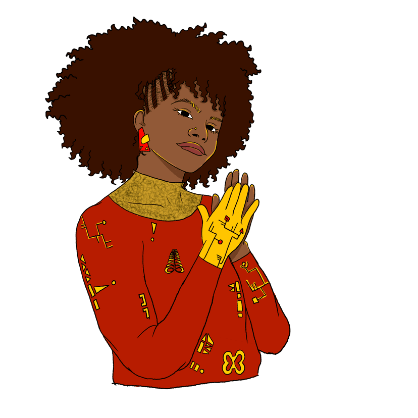 Ilustração Menina